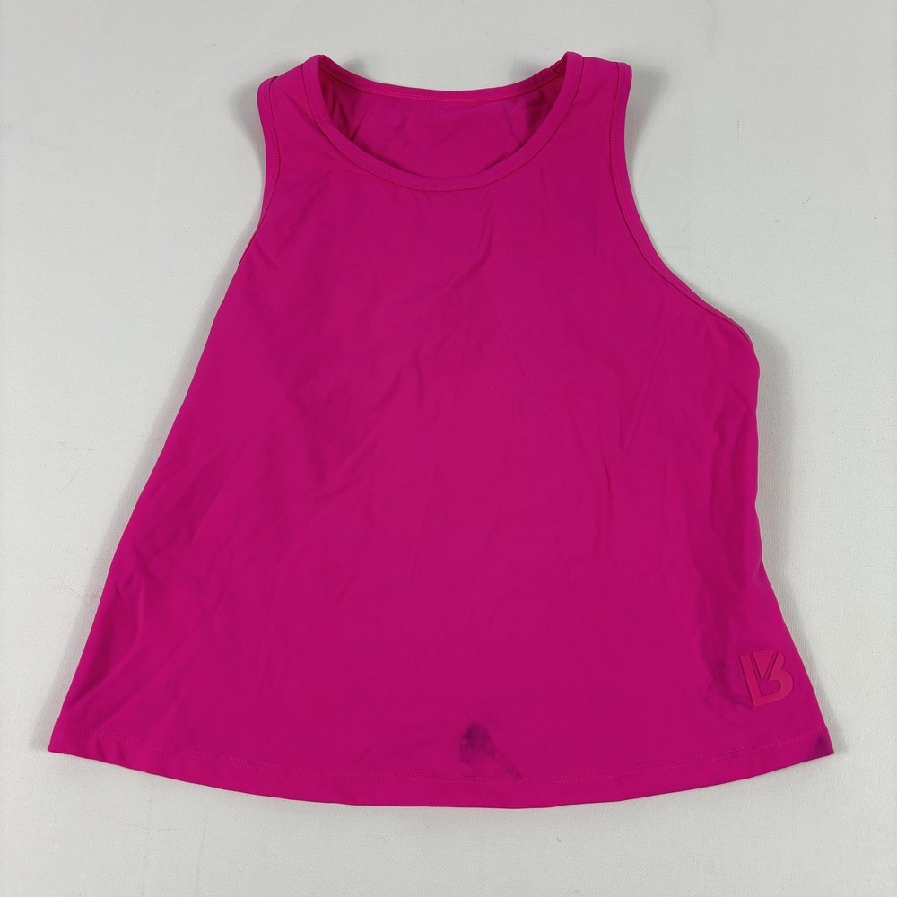 Buffbunny Collection Tank Top Womens Large Pink Crew Neck Athletic Yoga Gym